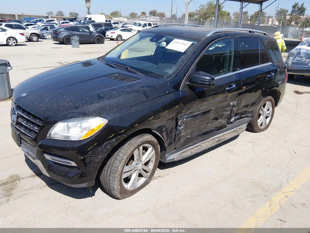 4JGDA5HB2FA509619 2015 MERCEDES-BENZ ML 350 photo no. 2