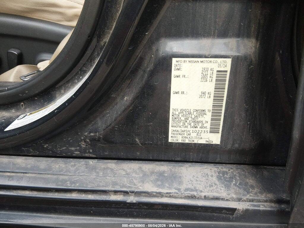 1N4AL3AP1FC102235 2015 NISSAN ALTIMA photo no. 9