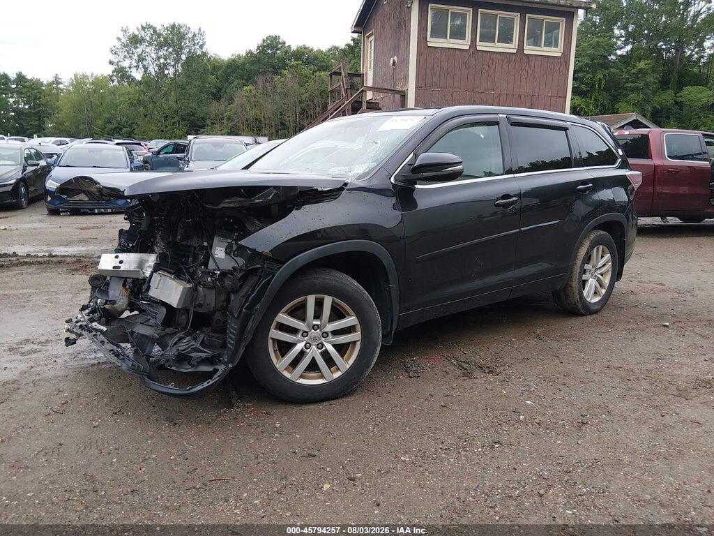 5TDBKRFH2FS087135 2015 TOYOTA HIGHLANDER photo no. 2
