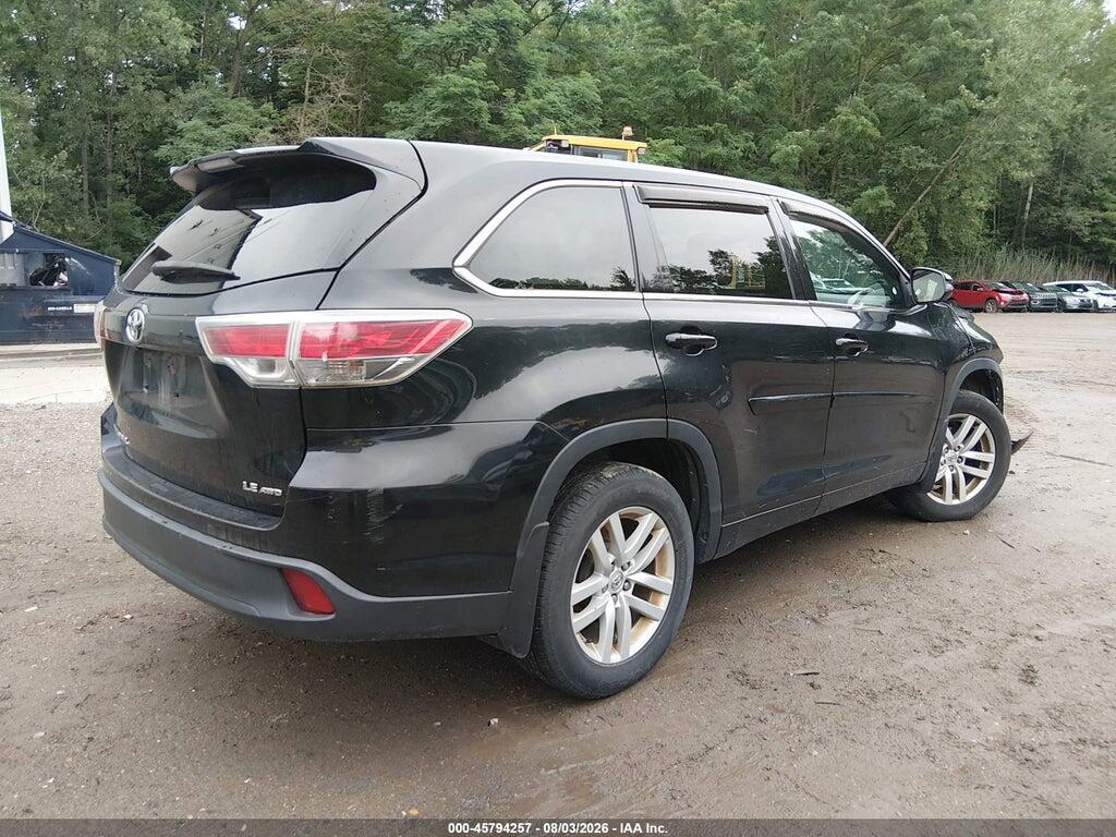 5TDBKRFH2FS087135 2015 TOYOTA HIGHLANDER photo no. 4