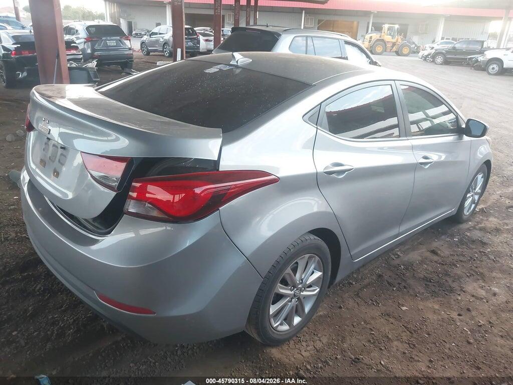5NPDH4AE7FH565093 2015 HYUNDAI ELANTRA photo no. 4