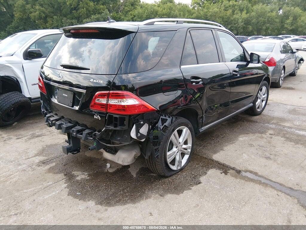 4JGDA5HB8FA617436 2015 MERCEDES-BENZ ML 350 photo no. 4