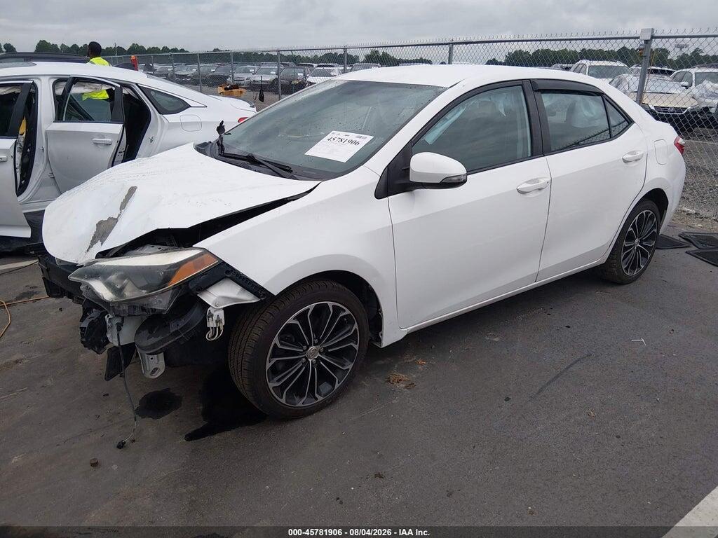 2T1BURHE2FC414185 2015 TOYOTA COROLLA photo no. 2