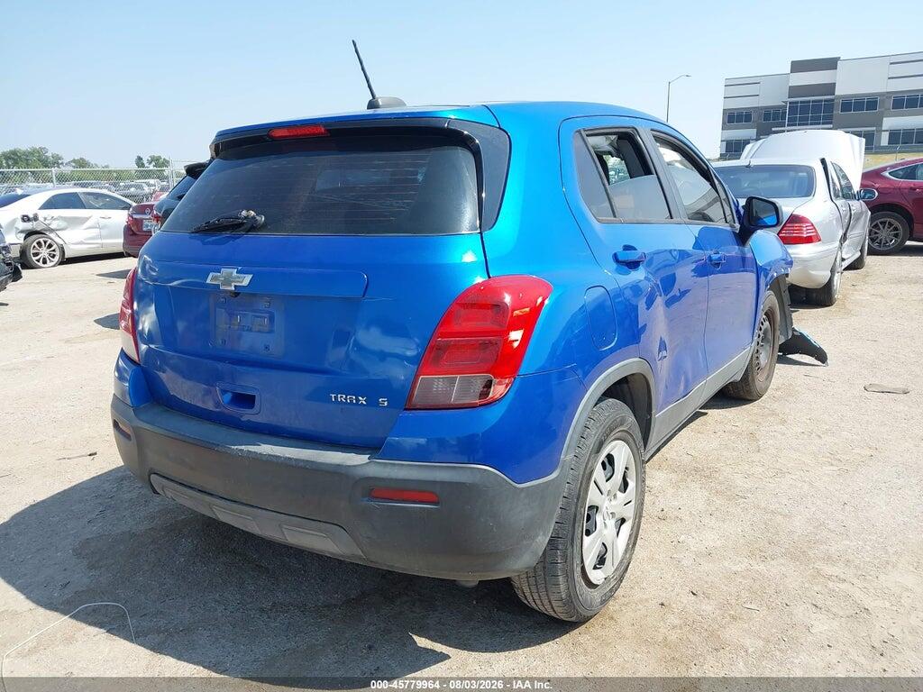 KL7CJKSB9FB213754 2015 CHEVROLET TRAX photo no. 4