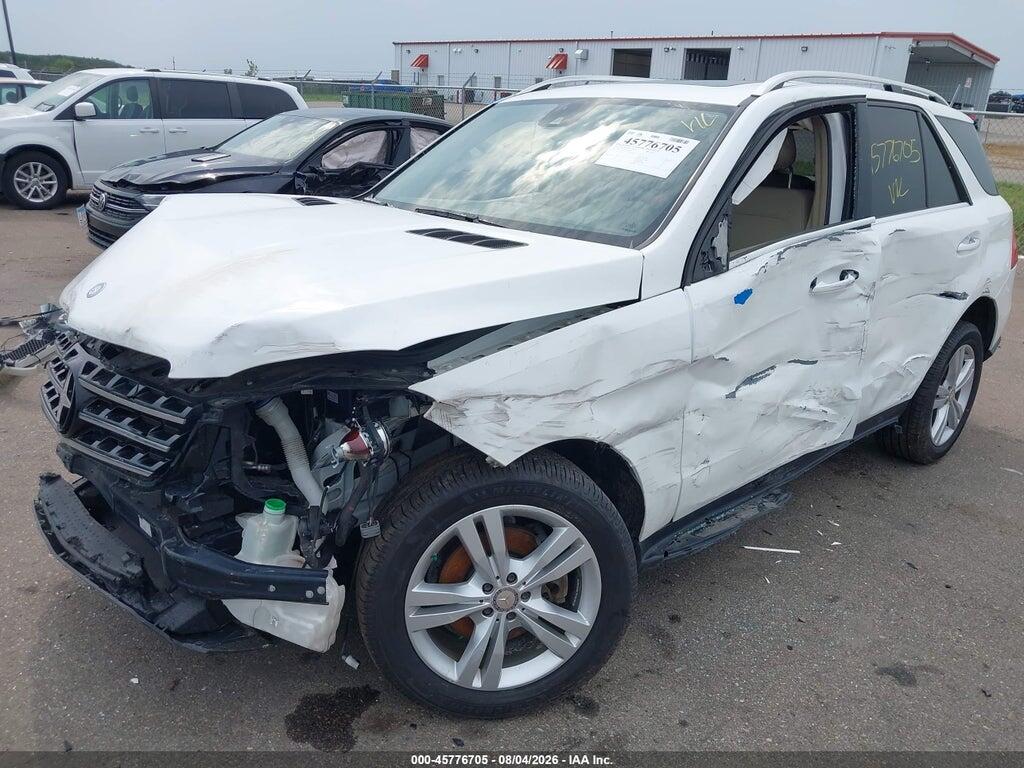 4JGDA5HB7FA608730 2015 MERCEDES-BENZ ML 350 photo no. 2