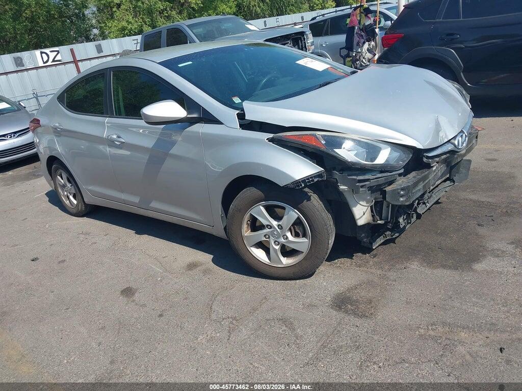 5NPDH4AEXFH570160 2015 HYUNDAI ELANTRA photo no. 1
