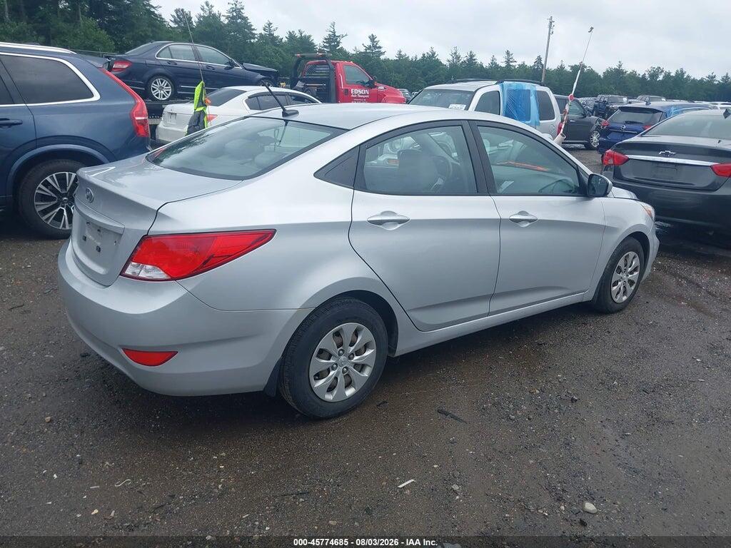 KMHCT4AE3GU131010 2016 HYUNDAI ACCENT photo no. 4