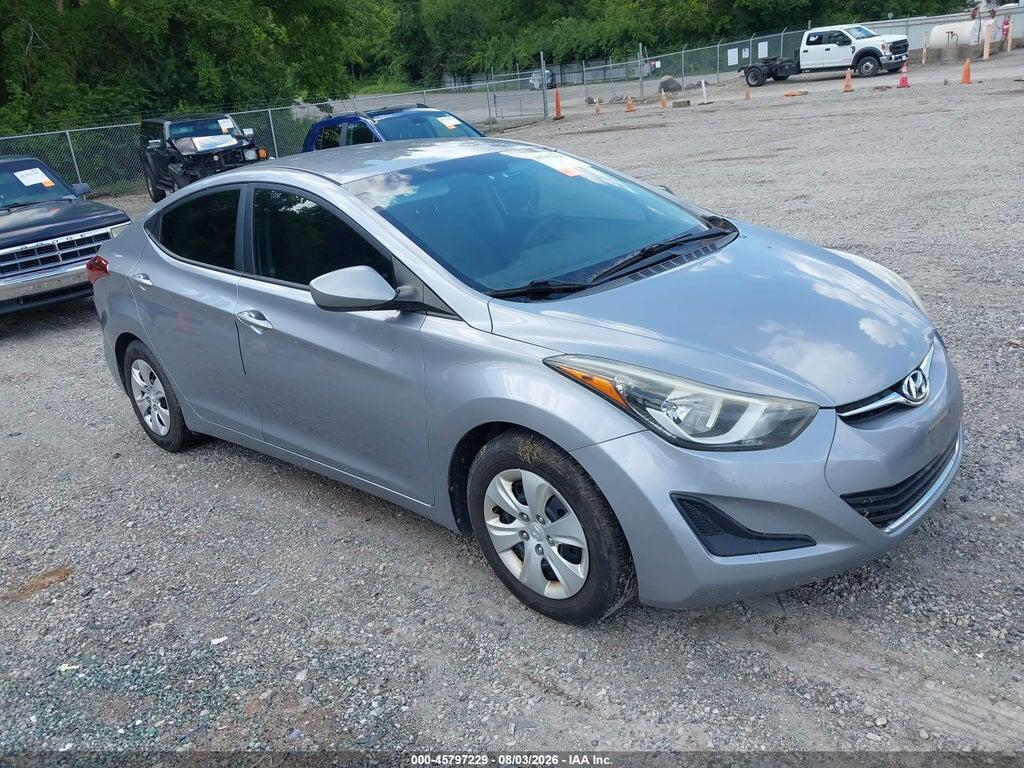 5NPDH4AE3GH705156 2016 HYUNDAI ELANTRA photo no. 1
