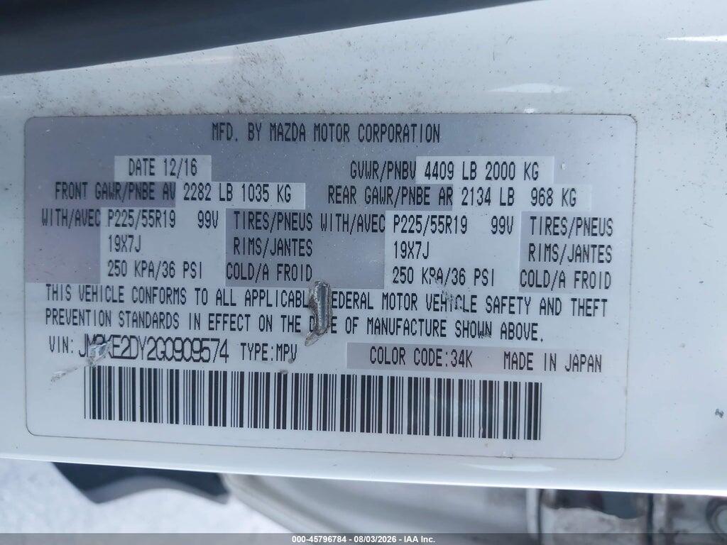 JM3KE2DY2G0909574 2016 MAZDA CX-5 photo no. 9