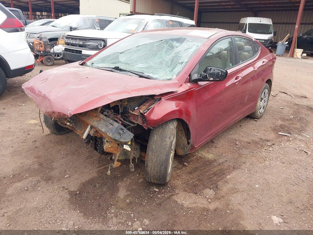 5NPDH4AE3GH781475 2016 HYUNDAI ELANTRA photo no. 2