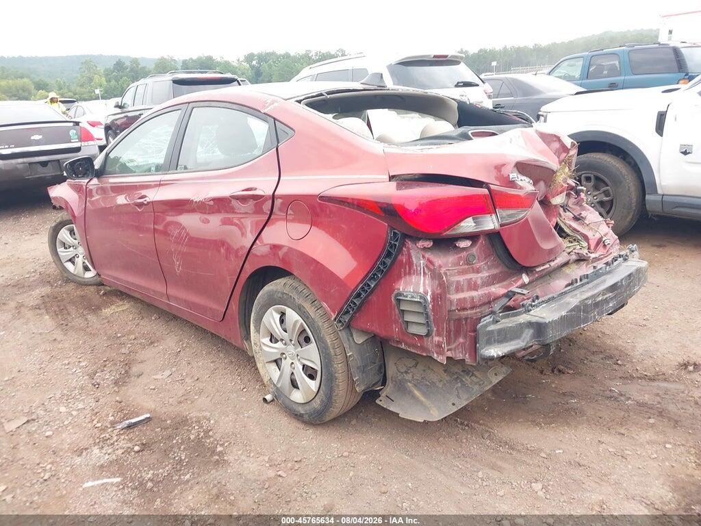 5NPDH4AE3GH781475 2016 HYUNDAI ELANTRA photo no. 3
