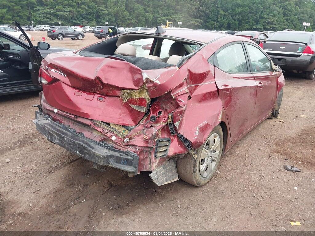 5NPDH4AE3GH781475 2016 HYUNDAI ELANTRA photo no. 4