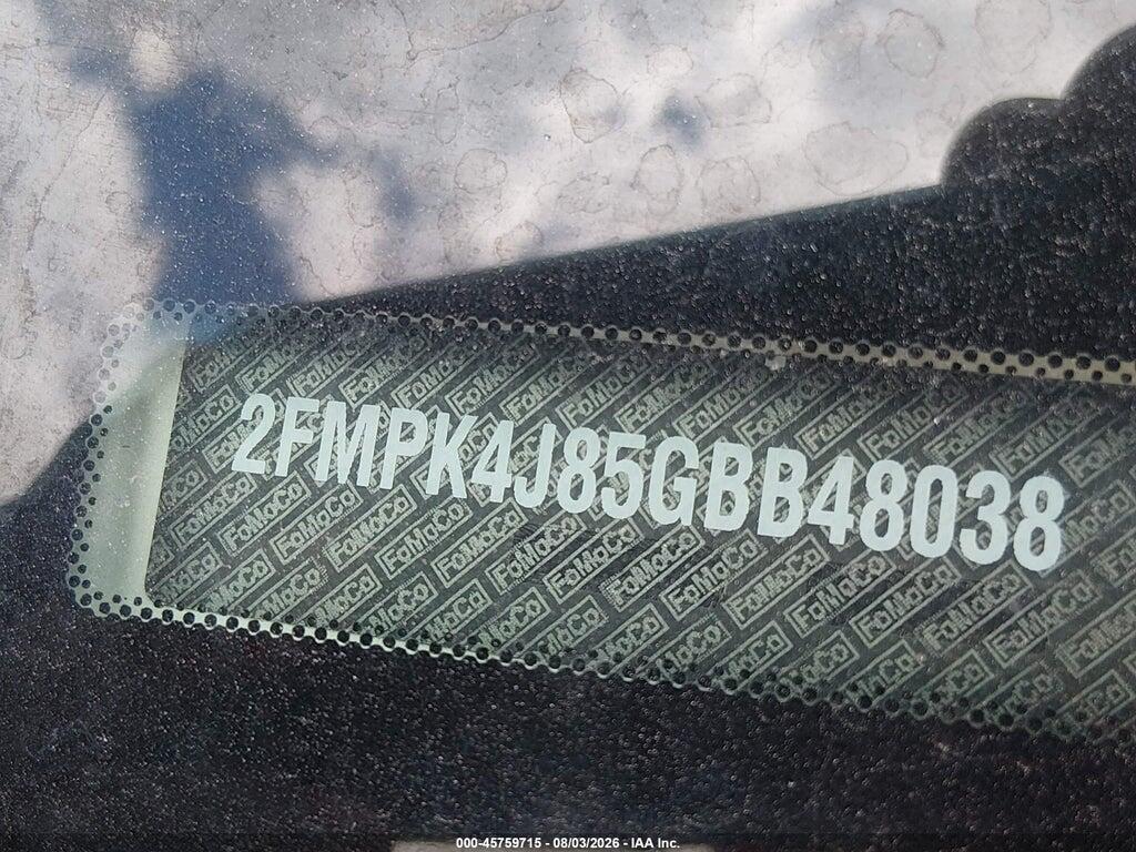 2FMPK4J85GBB48038 2016 FORD EDGE photo no. 9
