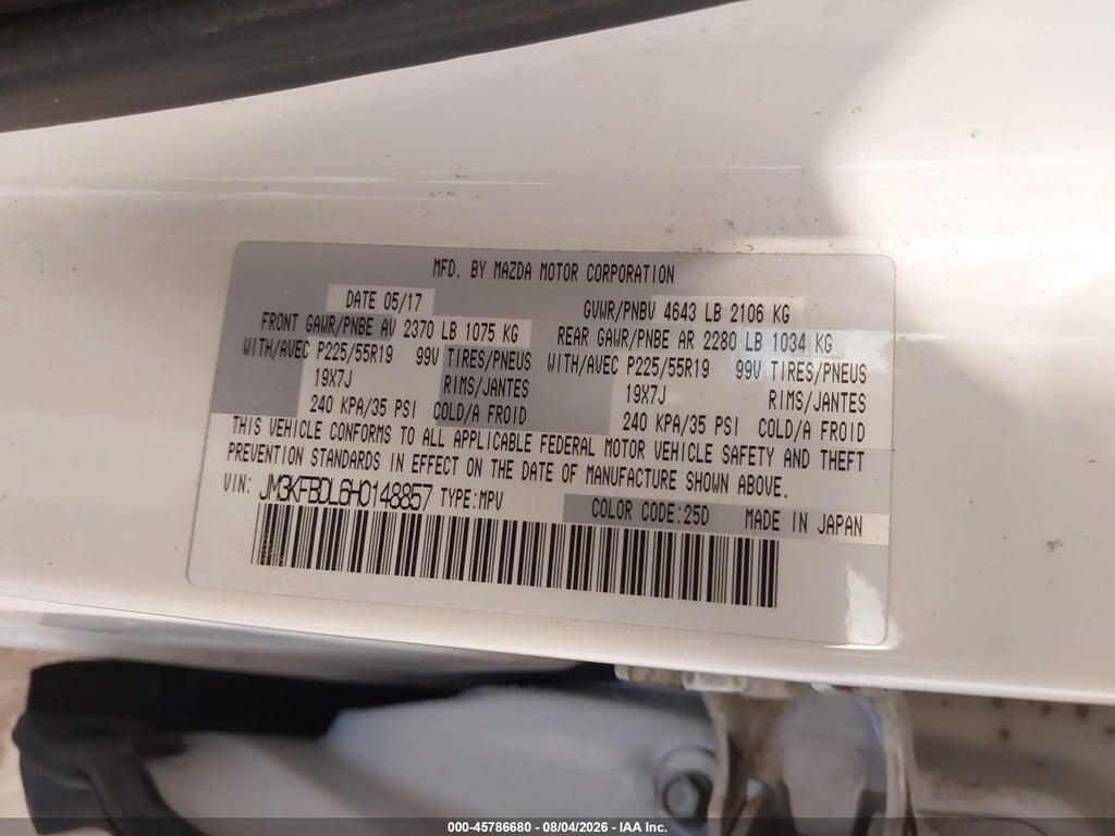 JM3KFBDL6H0148857 2017 MAZDA CX-5 photo no. 9