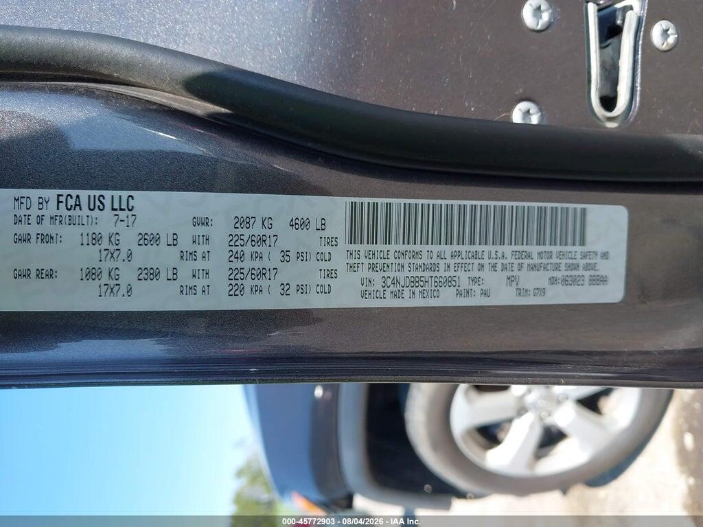 3C4NJDBB5HT660851 2017 JEEP NEW COMPASS photo no. 9