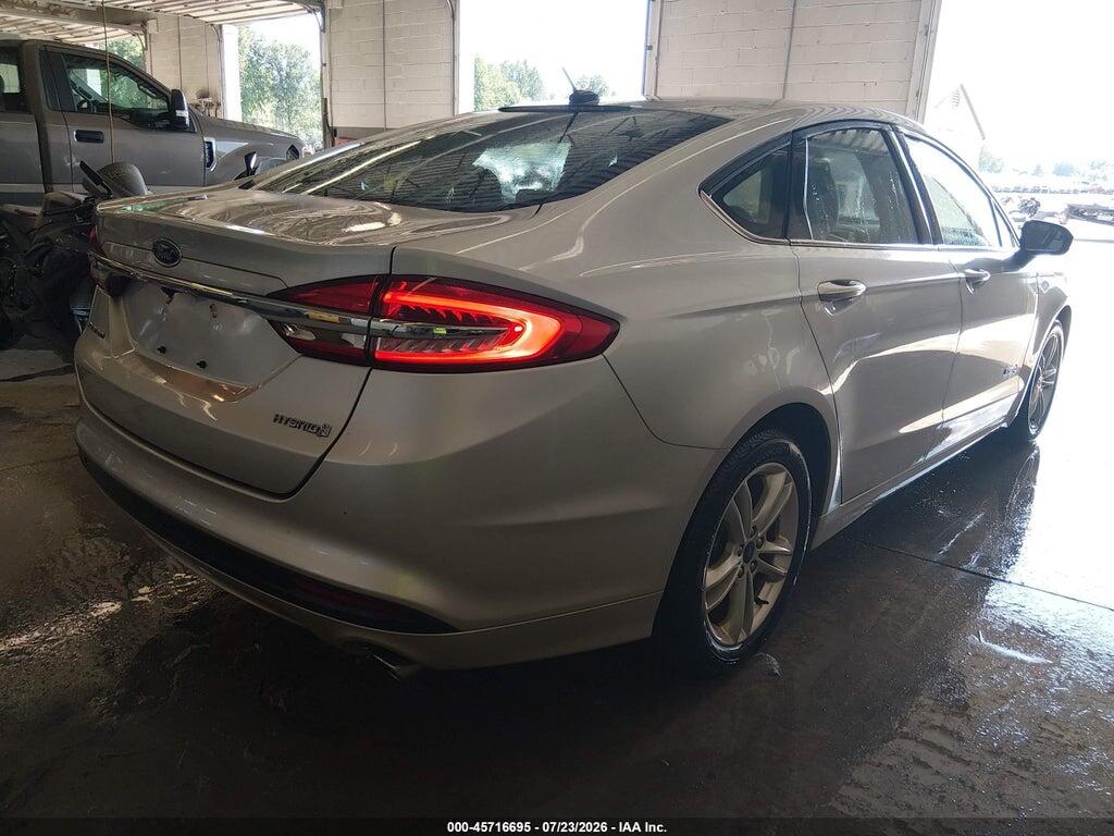 3FA6P0UU1JR122313 2018 FORD FUSION HYBRID photo no. 4