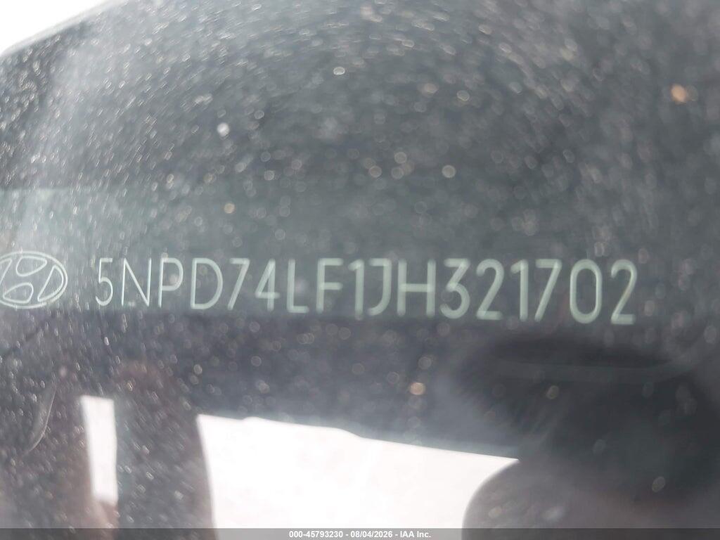 5NPD74LF1JH321702 2018 HYUNDAI ELANTRA photo no. 12