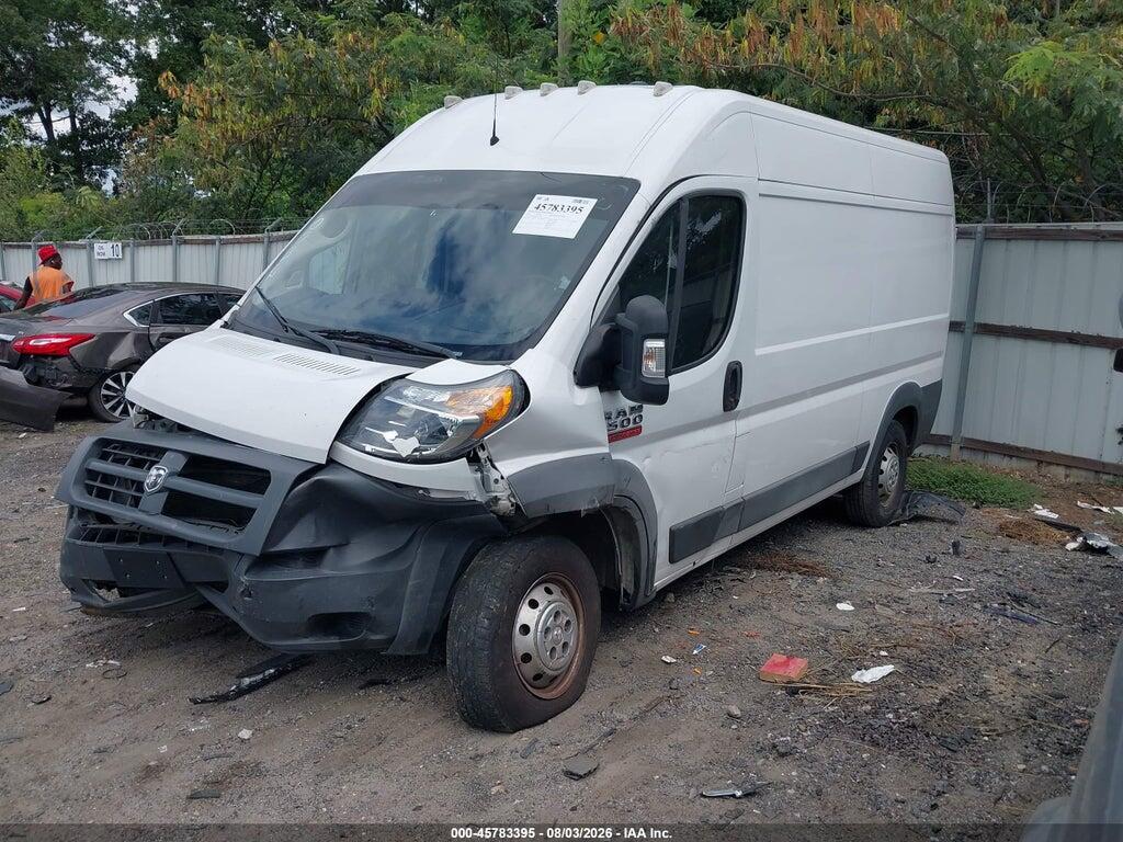 3C6TRVBG2JE110736 2018 RAM PROMASTER 1500 photo no. 2