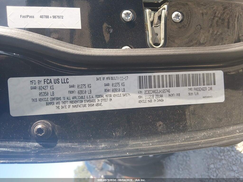 2C3CCARG3JH165746 2018 CHRYSLER 300 photo no. 9