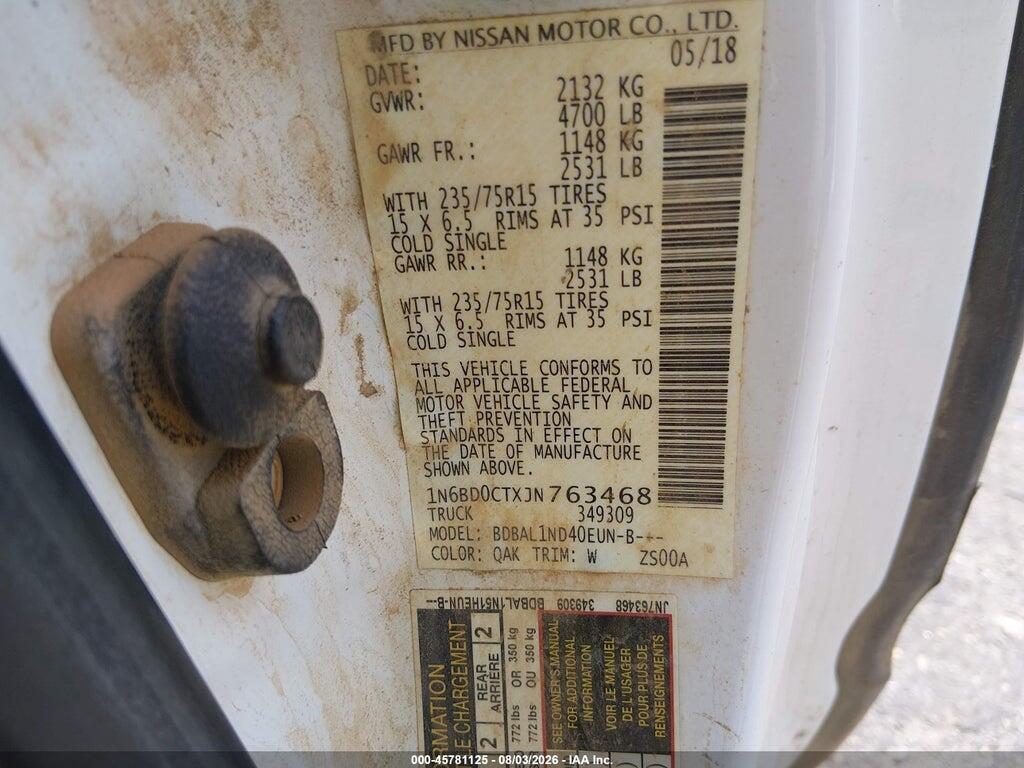 1N6BD0CTXJN763468 2018 NISSAN FRONTIER photo no. 4