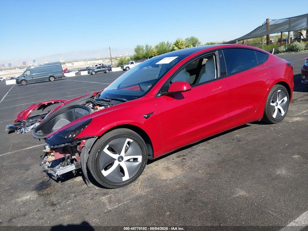 5YJ3E1EB4JF096250 2018 TESLA MODEL 3 photo no. 2