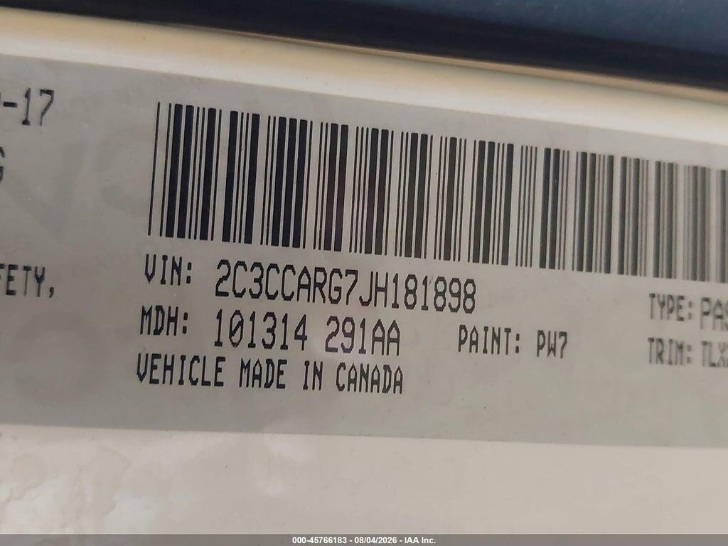2C3CCARG7JH181898 2018 CHRYSLER 300 photo no. 9