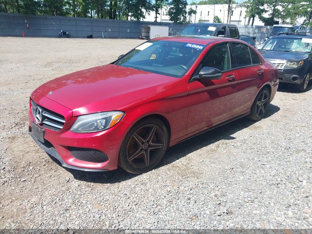 55SWF4KB3JU249876 2018 MERCEDES-BENZ C 300 photo no. 2