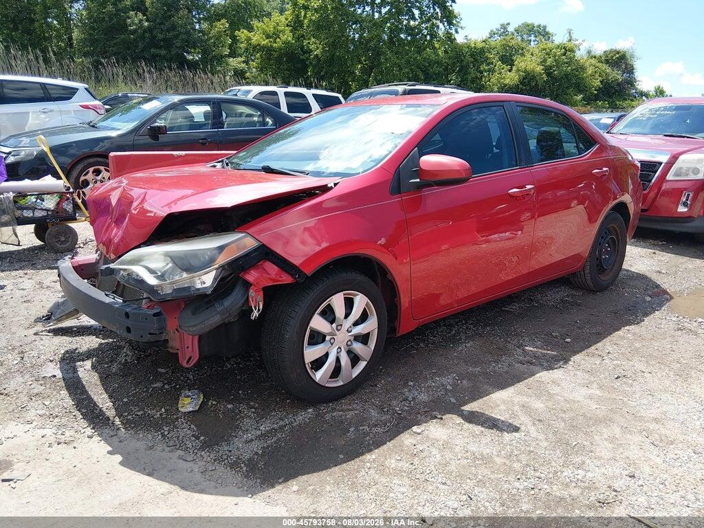 2T1BURHEXGC487385 2016 TOYOTA COROLLA photo no. 2