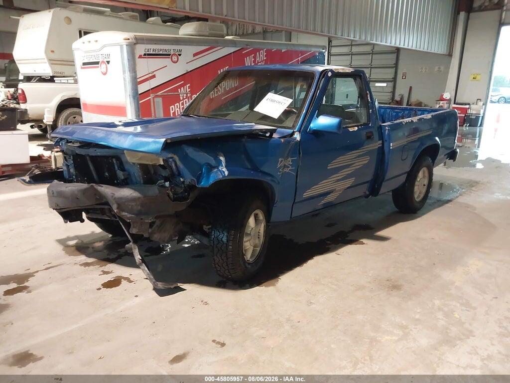 1B7FL26X2PS266989 1993 DODGE DAKOTA photo no. 2