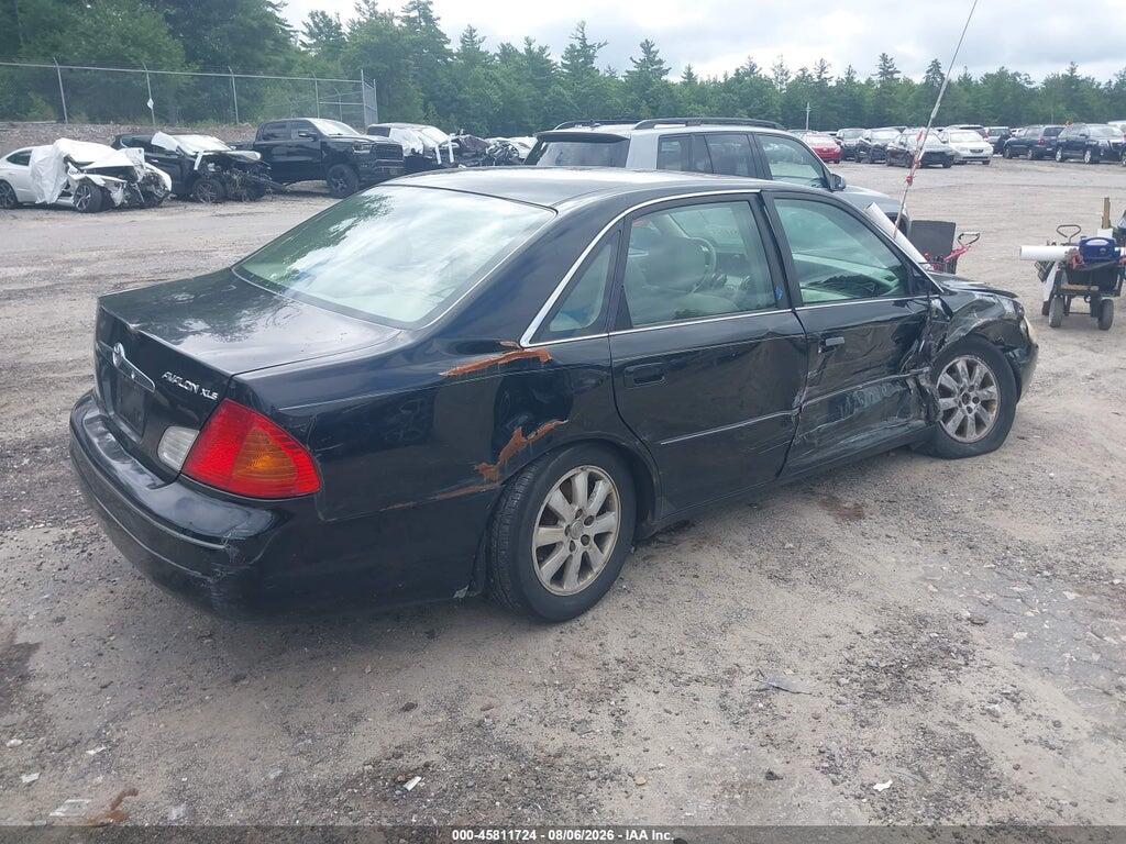 4T1BF28B21U190866 2001 TOYOTA AVALON photo no. 4