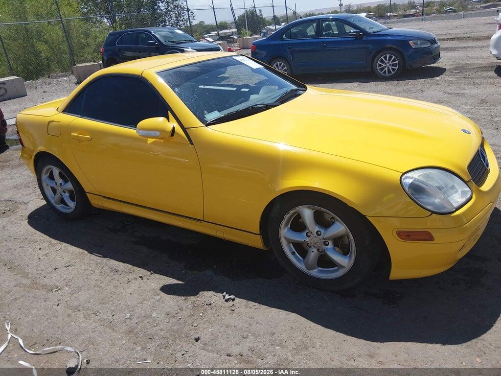 2001 MERCEDES-BENZ SLK 320 WDBKK65F51F191639