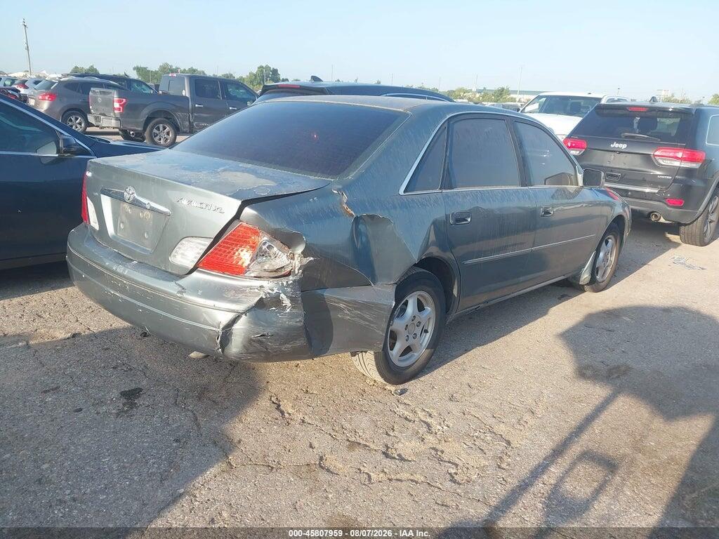 4T1BF28B11U123594 2001 TOYOTA AVALON photo no. 4