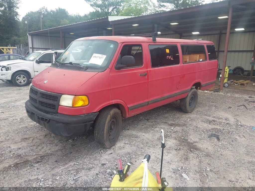 2B5WB35Z71K549720 2001 DODGE RAM WAGON 3500 photo no. 2