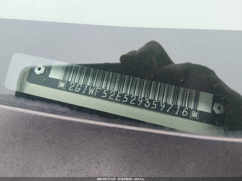 2G1WF52E529359716 2002 CHEVROLET IMPALA photo no. 11