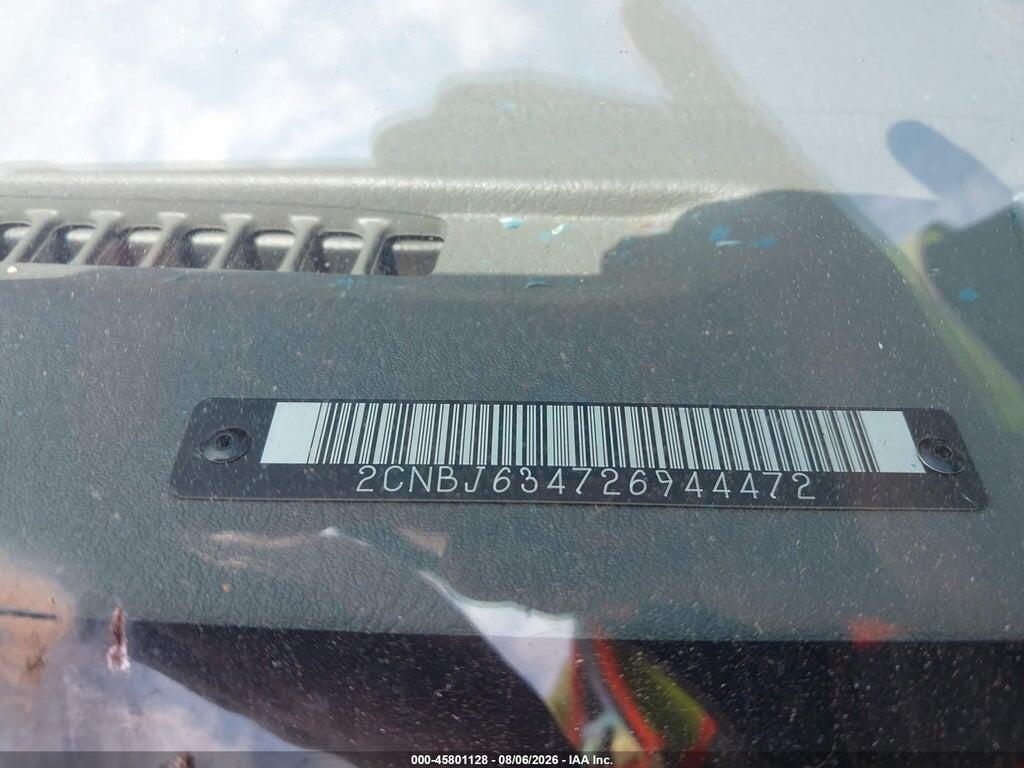 2CNBJ634726944472 2002 CHEVROLET TRACKER photo no. 9