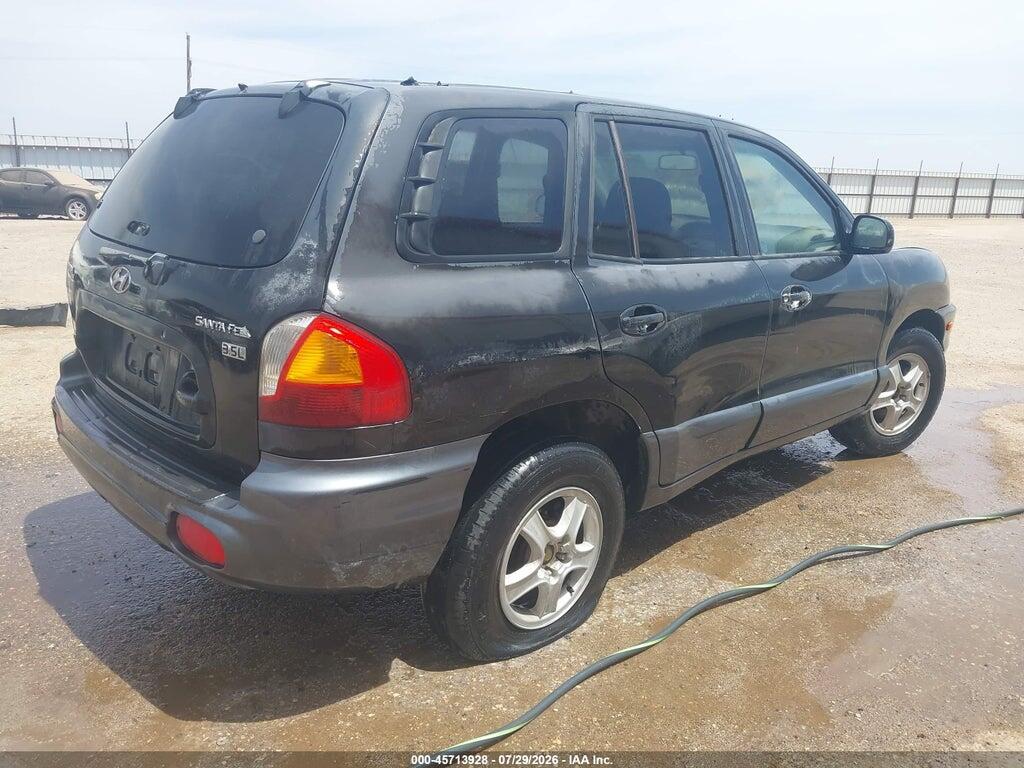 KM8SC13E63U538529 2003 HYUNDAI SANTA FE photo no. 4