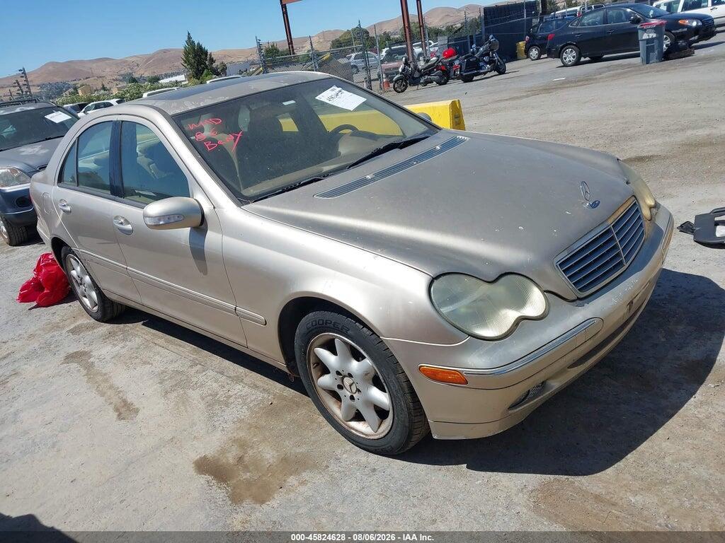 2003 MERCEDES-BENZ C 240 WDBRF81J33F383542