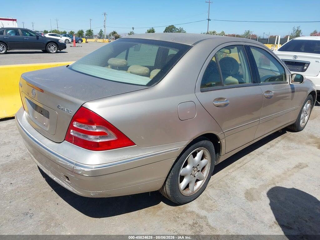 WDBRF81J33F383542 2003 MERCEDES-BENZ C 240 photo no. 4