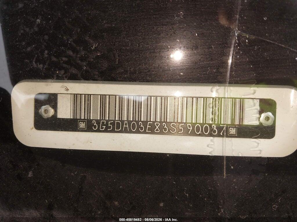 3G5DA03E83S590037 2003 BUICK RENDEZVOUS photo no. 9