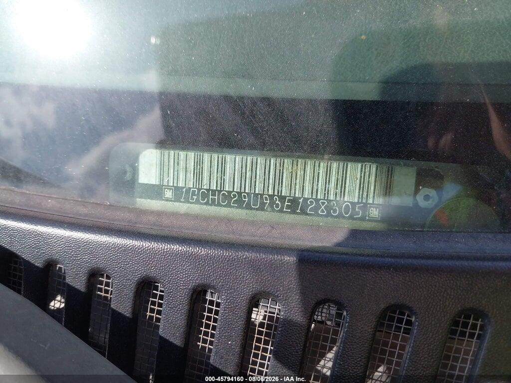 1GCHC29U93E128305 2003 CHEVROLET SILVERADO 2500HD photo no. 9