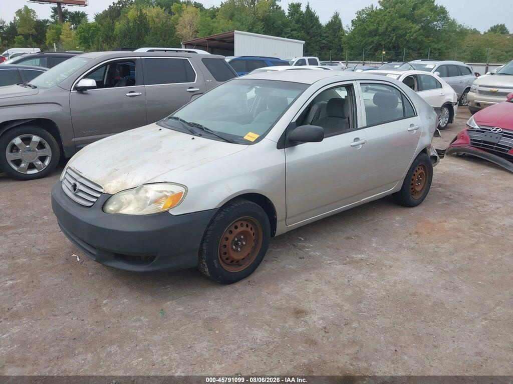 1NXBR32E63Z098341 2003 TOYOTA COROLLA photo no. 2