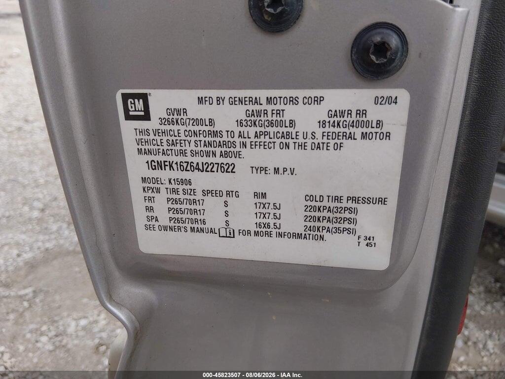 2GTEC19T241244498 2004 GMC SIERRA 1500 photo no. 9
