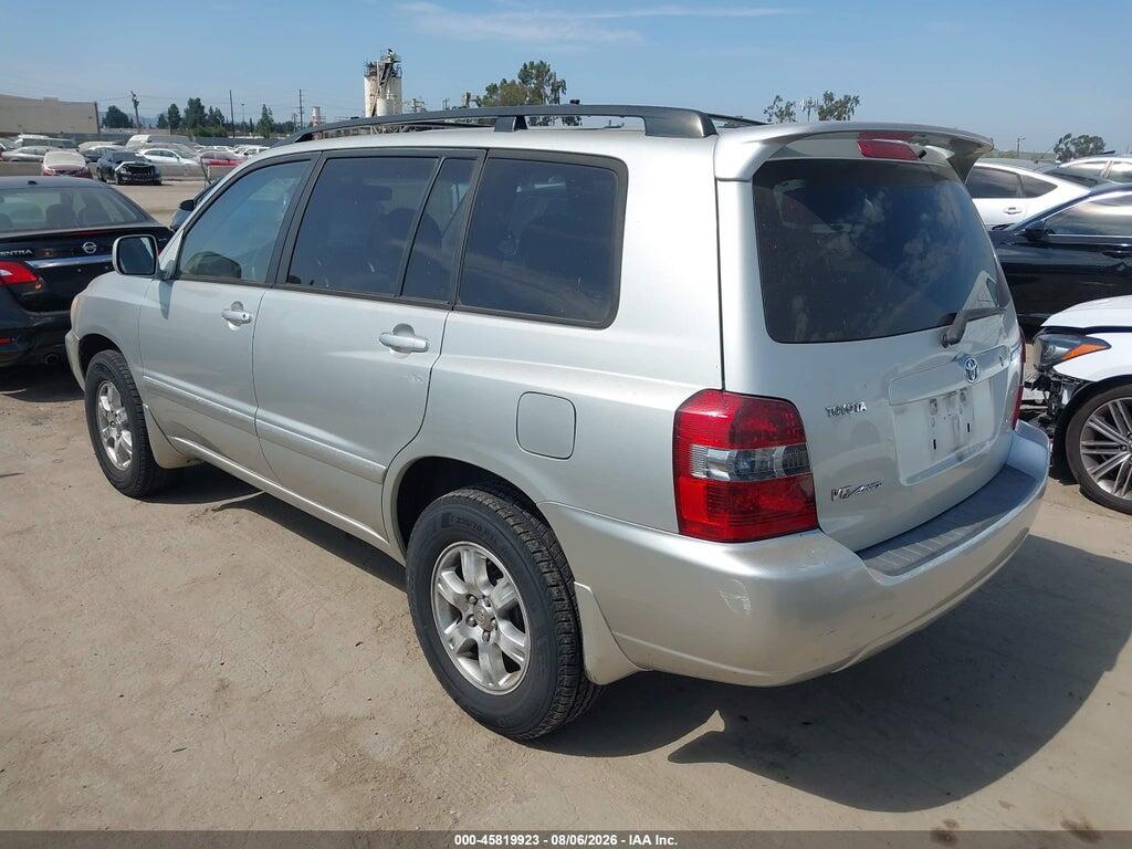 JTEEP21A340027862 2004 TOYOTA HIGHLANDER photo no. 3