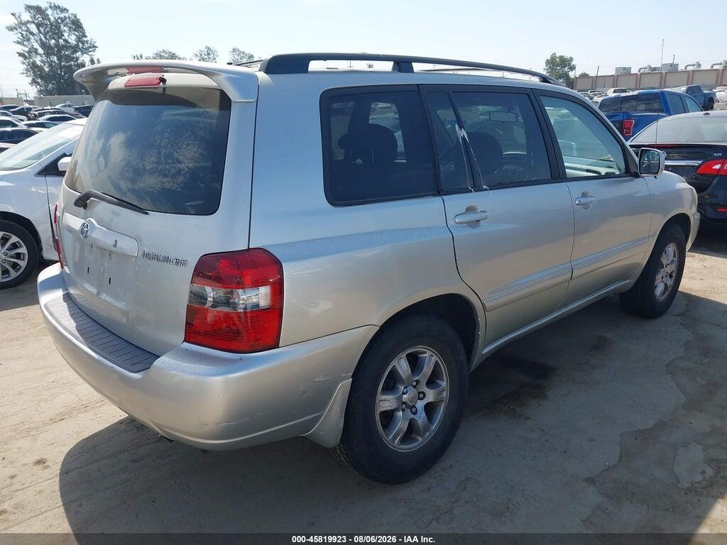 JTEEP21A340027862 2004 TOYOTA HIGHLANDER photo no. 4