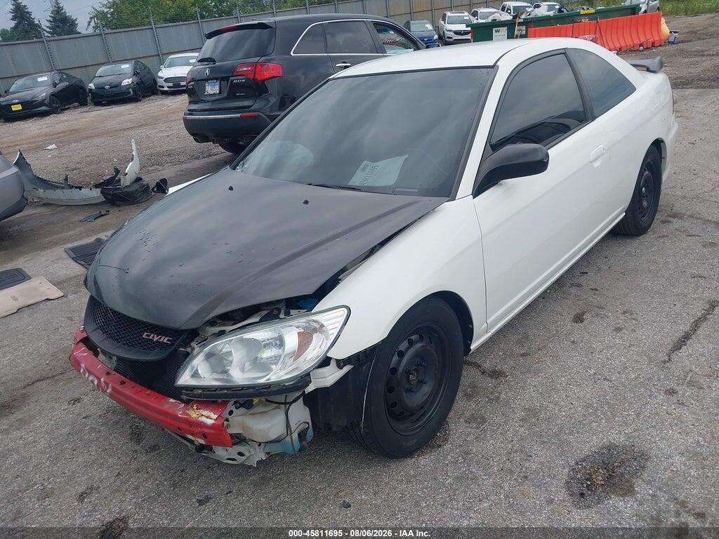 1HGEM22554L001035 2004 HONDA CIVIC photo no. 2