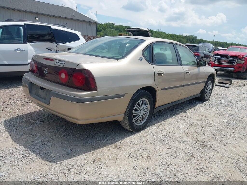 2G1WF52EX49183653 2004 CHEVROLET IMPALA photo no. 4