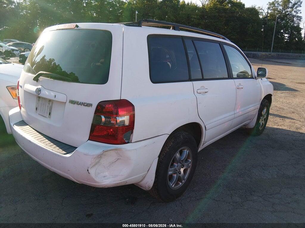 JTEEP21A740024592 2004 TOYOTA HIGHLANDER photo no. 4