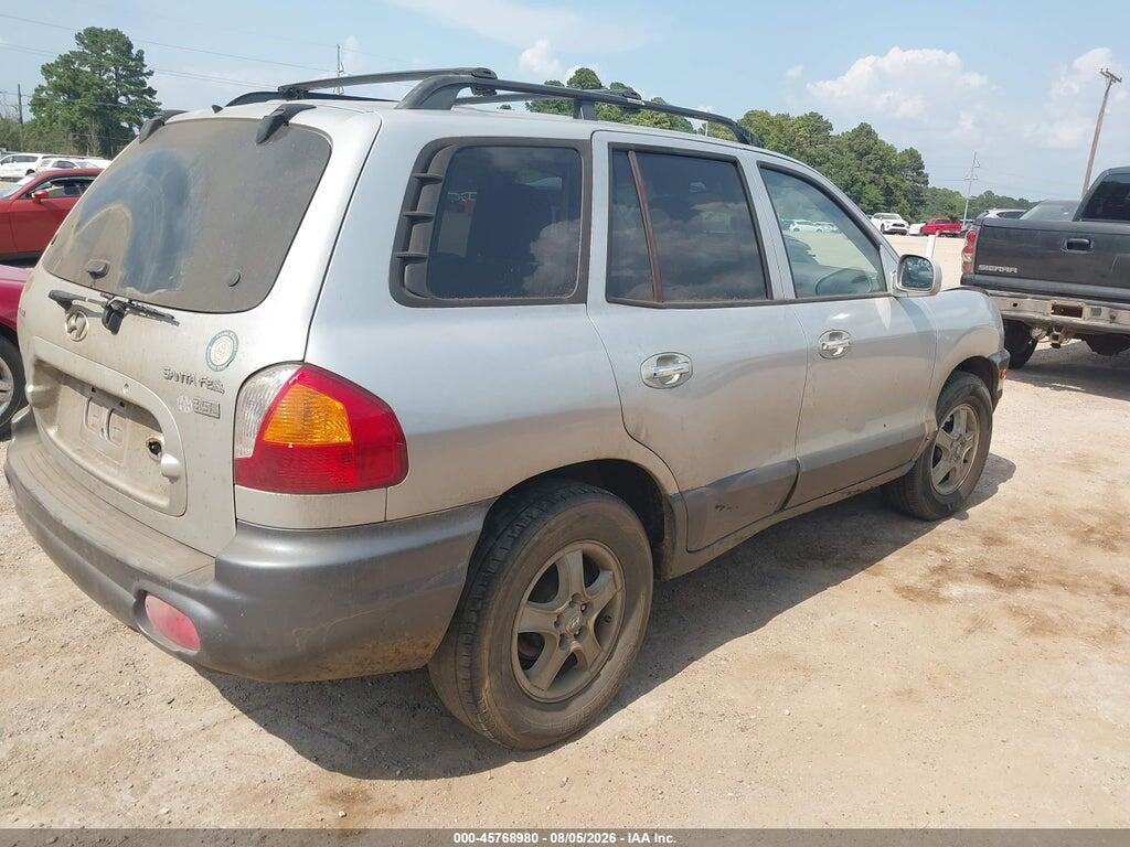 KM8SC13E44U623371 2004 HYUNDAI SANTA FE photo no. 4