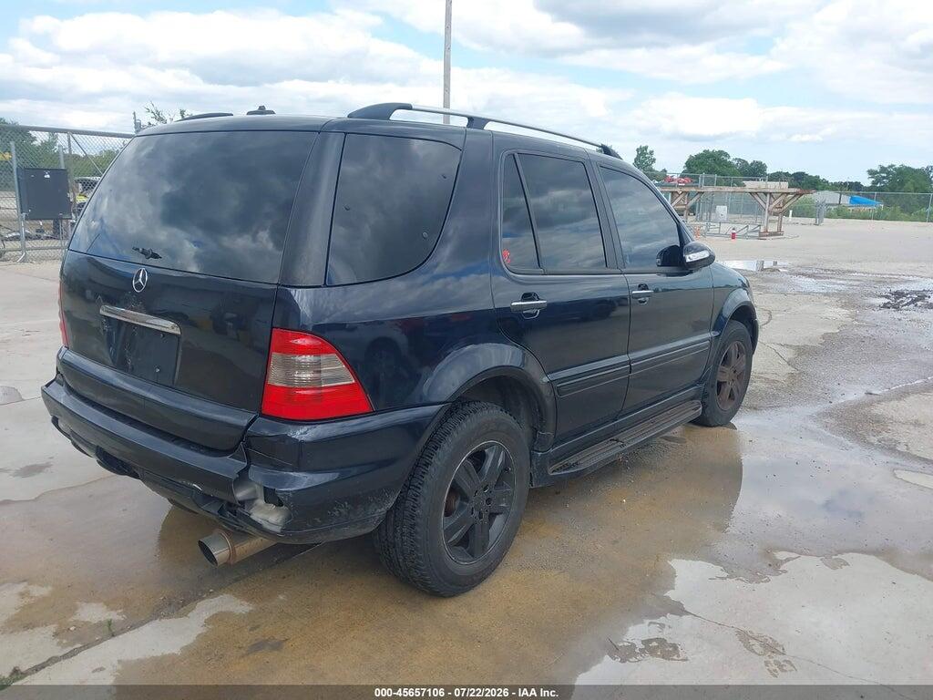 4JGAB57E05A558022 2005 MERCEDES-BENZ ML 350 photo no. 4