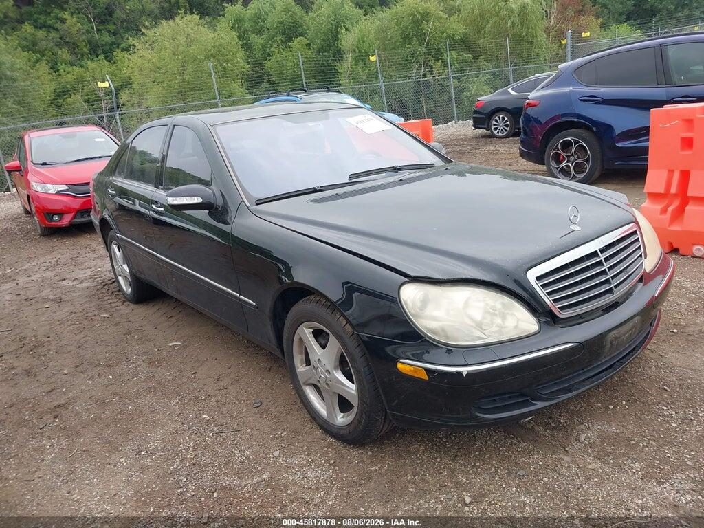 2005 MERCEDES-BENZ S 500 WDBNG75J15A440787